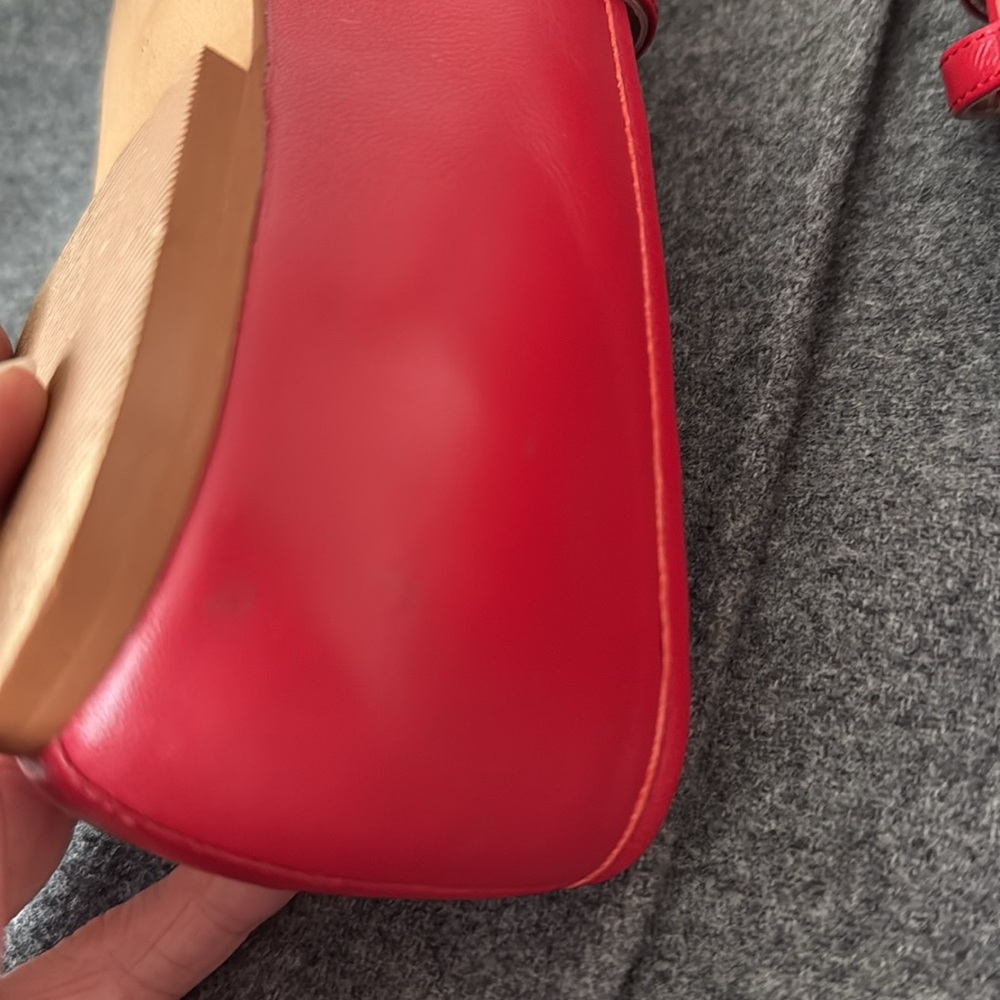 Matisse Red Triple-Strap Mary Jane Flats - Picture 5 of 5
